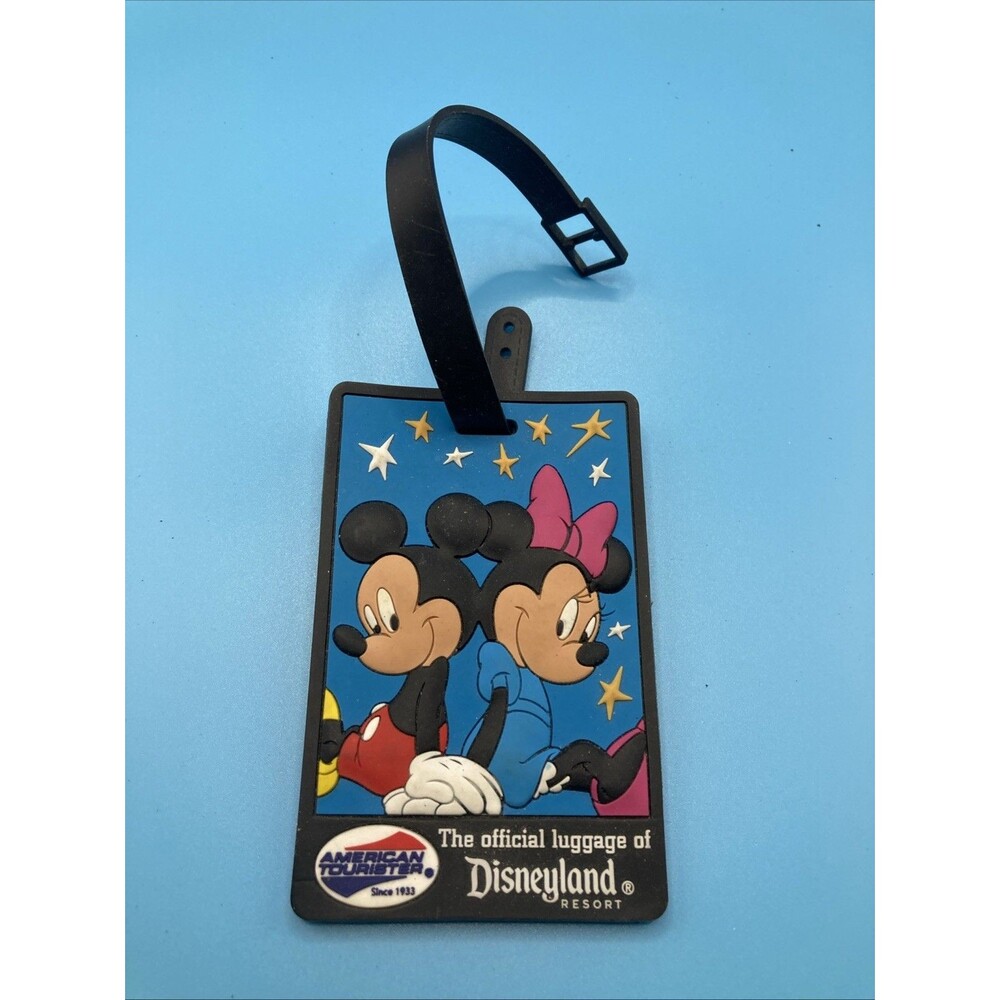 Disneyland Luggage Tag Classic Disney Travel Suitcase Bag Identification Accesso